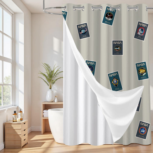 “Postcards from Space" NASA Series Shower Curtain Set