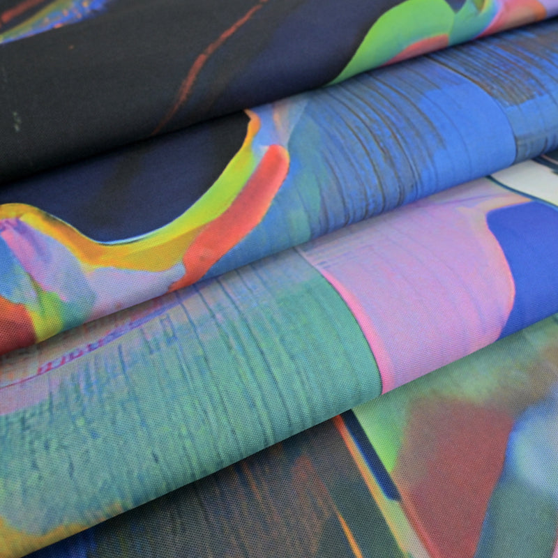 “Cosmic Glitch" NASA Series Shower Curtain Set