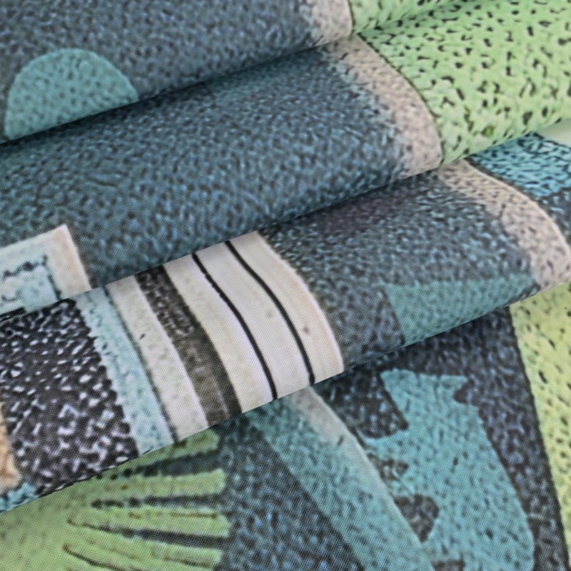 “Green Frontier" NASA Series Shower Curtain Set