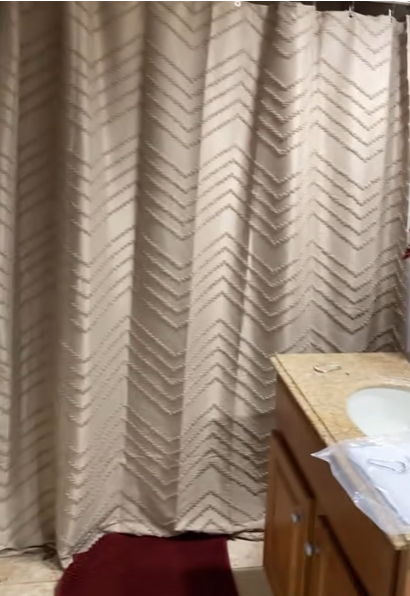 Boho Tufled Shower Curtain