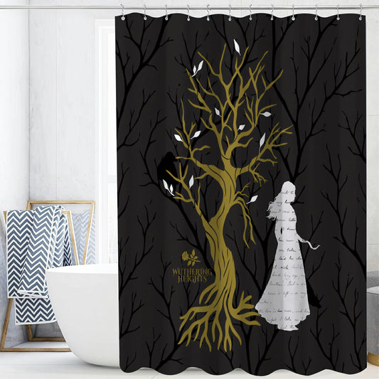 Wuthering Heights The Heartwood of the Moors: Catherine's Spirit Shower Curtain Set