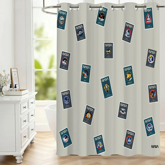 “Postcards from Space" NASA Series Shower Curtain Set