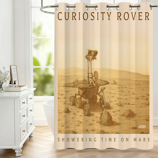 “Morning on Mars" NASA Series Shower Curtain Set