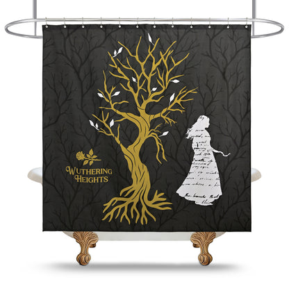 Wuthering Heights The Heartwood of the Moors: Catherine's Spirit Shower Curtain Set