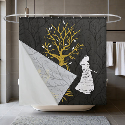 Wuthering Heights The Heartwood of the Moors: Catherine's Spirit Shower Curtain Set