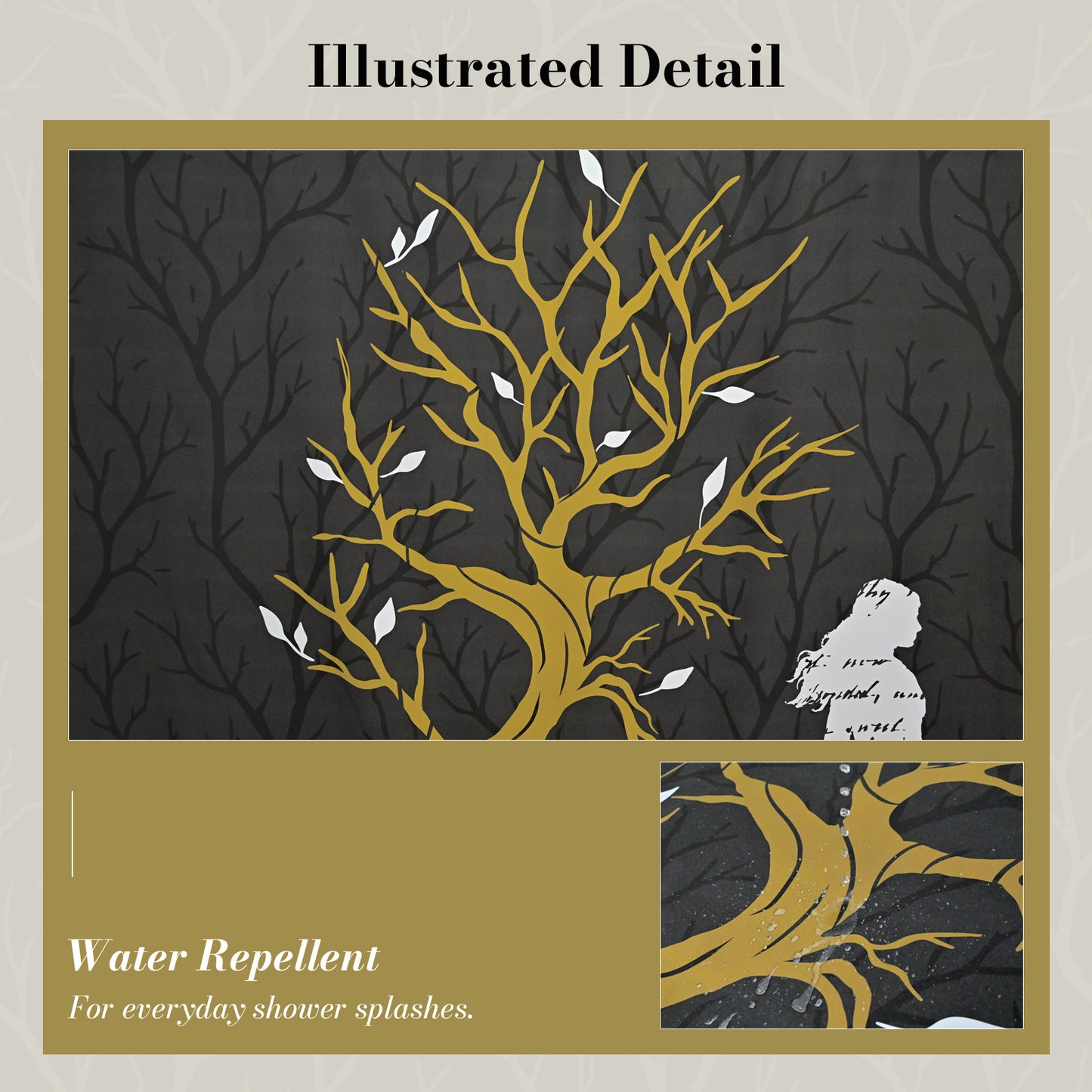 Wuthering Heights The Heartwood of the Moors: Catherine's Spirit Shower Curtain Set