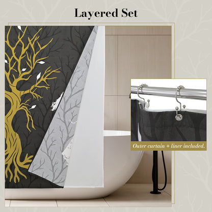 Wuthering Heights The Heartwood of the Moors: Catherine's Spirit Shower Curtain Set