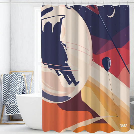 “Orbit of Dreams" NASA Series Shower Curtain Set