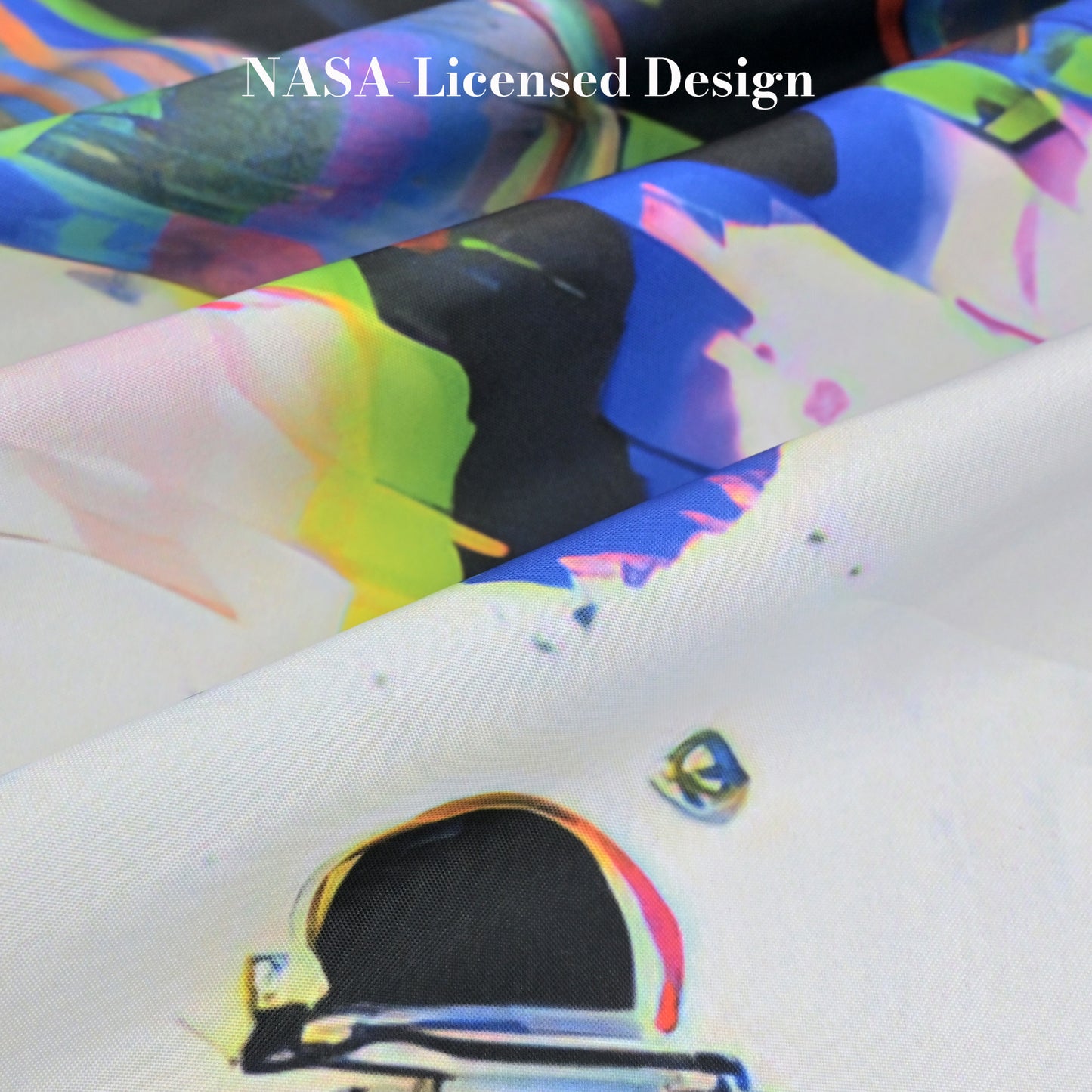 “Cosmic Glitch" NASA Series Shower Curtain Set