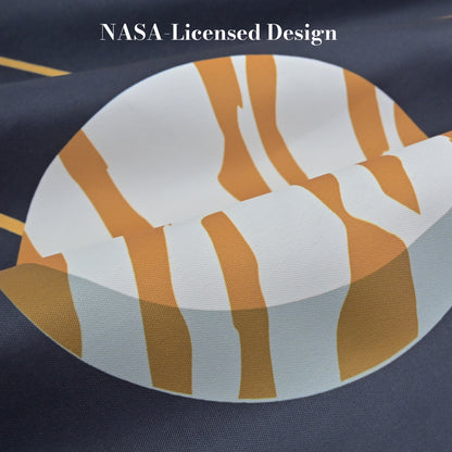 “Golden Orbits" NASA Series Shower Curtain Set