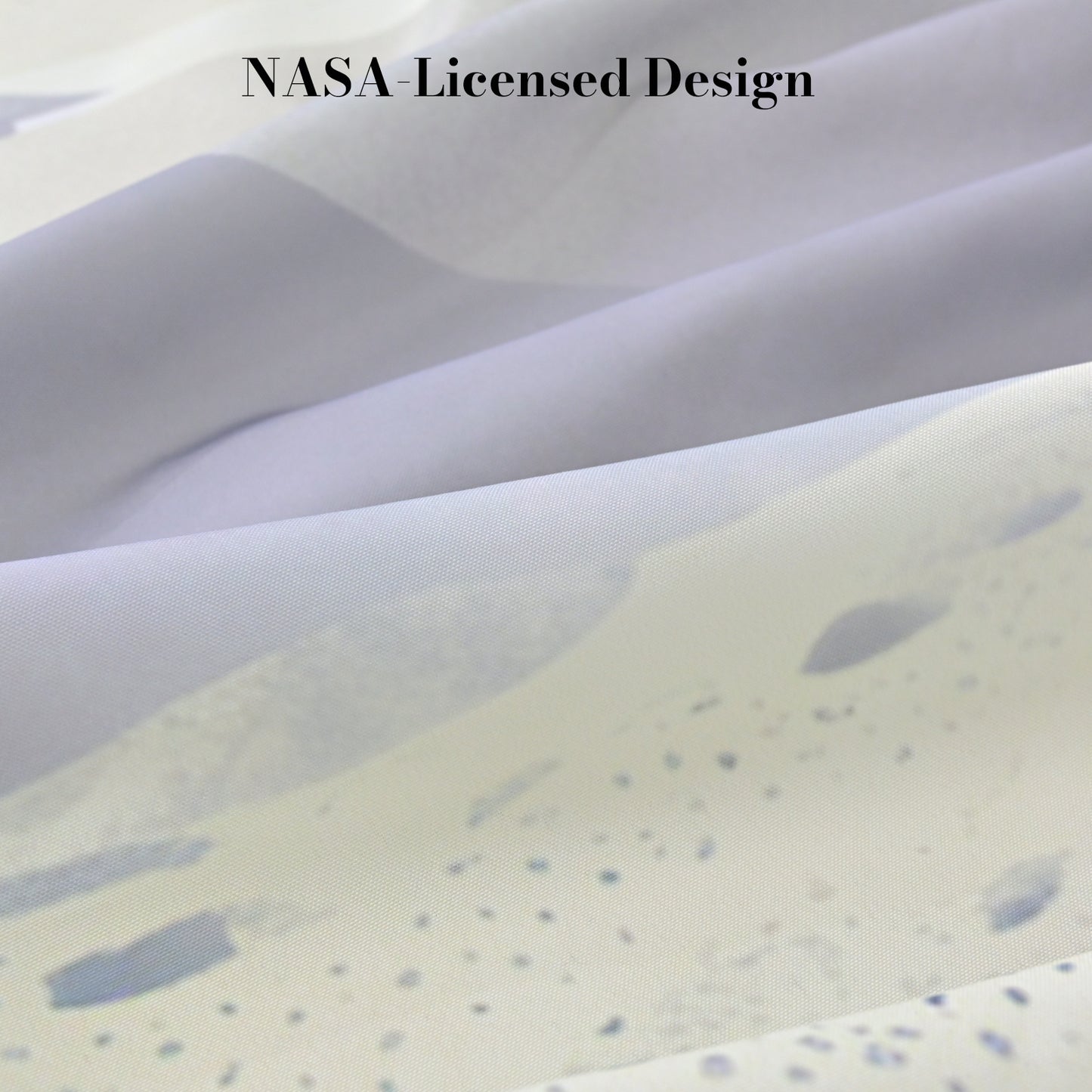 “Lunar Overlook" NASA Series Shower Curtain Set