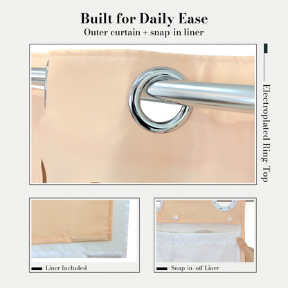 “Curiosity, Morning on Mars" NASA Series Shower Curtain Set