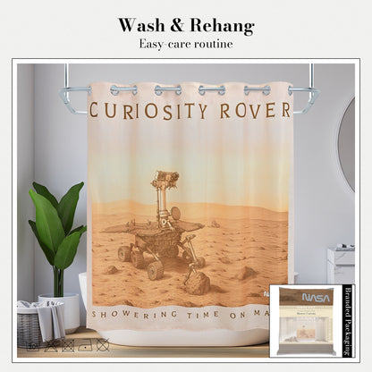 “Curiosity, Morning on Mars" NASA Series Shower Curtain Set