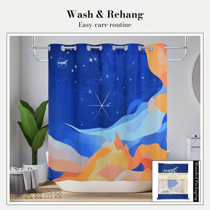“Cosmic Dunes" NASA Series Shower Curtain Set