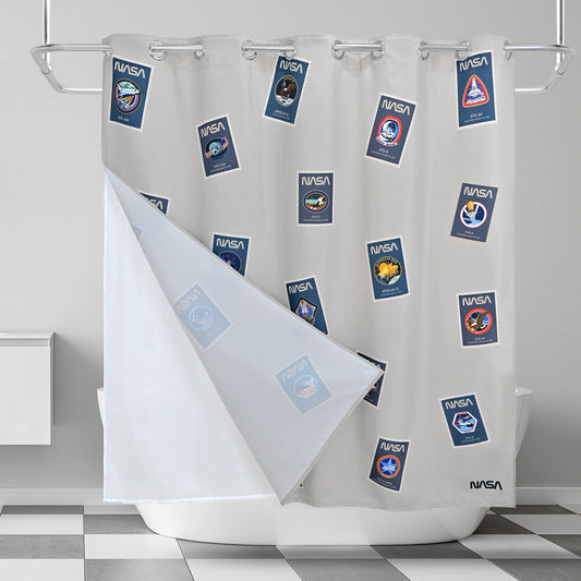 “Postcards from Space" NASA Series Shower Curtain Set