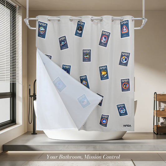 “Postcards from Space" NASA Series Shower Curtain Set